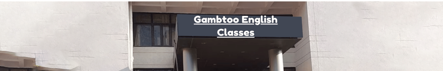 Gambtoo English Classes